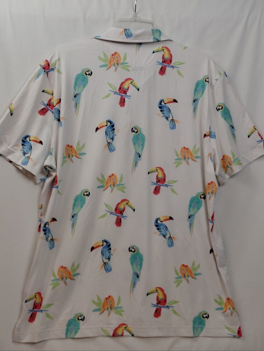 Chubbies Performance Polo Men's Size Large Birds Of Paradise NWT - Picture 2 of 7